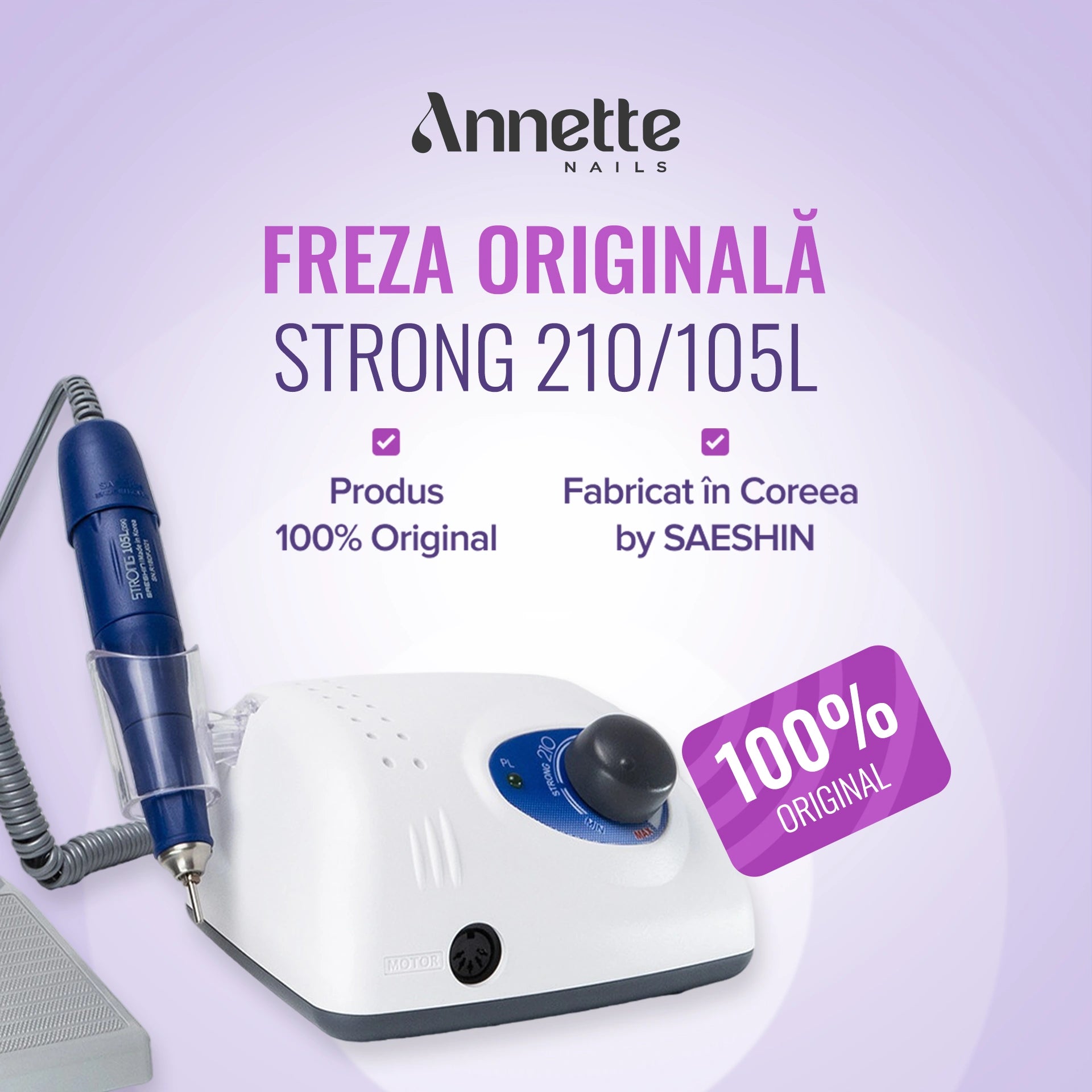 パナソニック MATSHITA BD-MLT UJ230AS Freza Saeshin Strong 210/105l Originala - Annette Nails