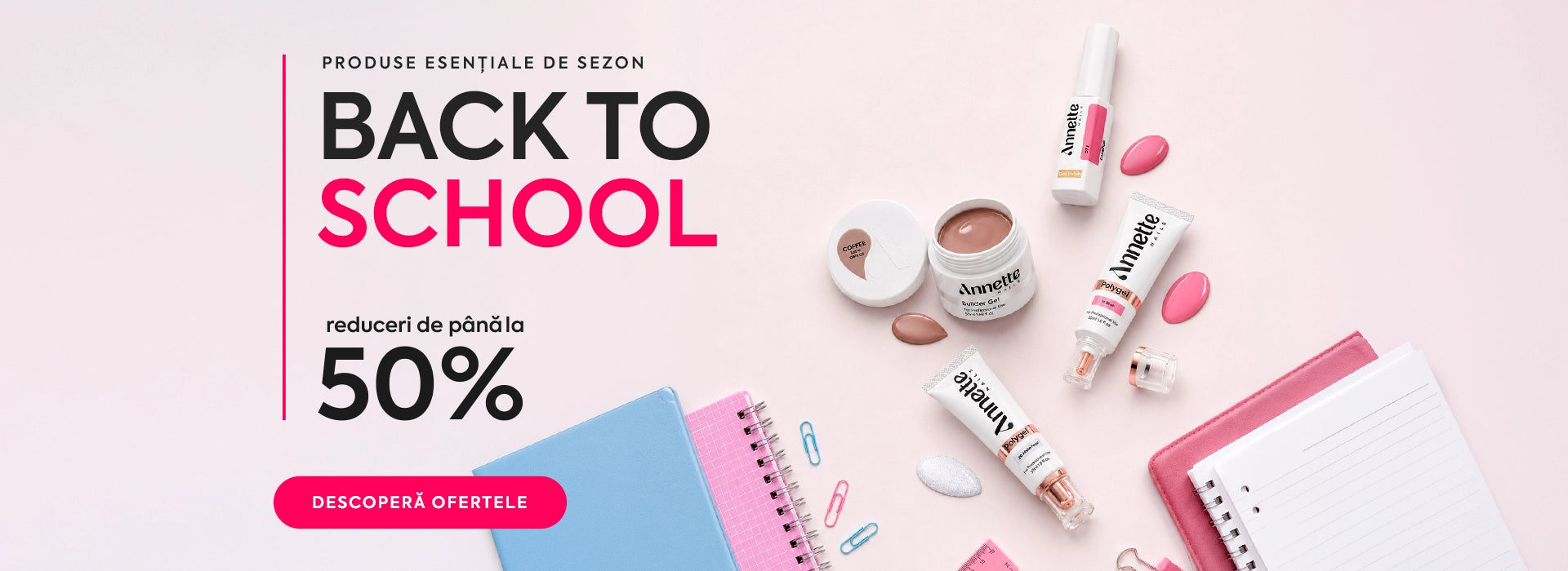 1-6 Septembrie: Back to school - Reduceri până la -50%