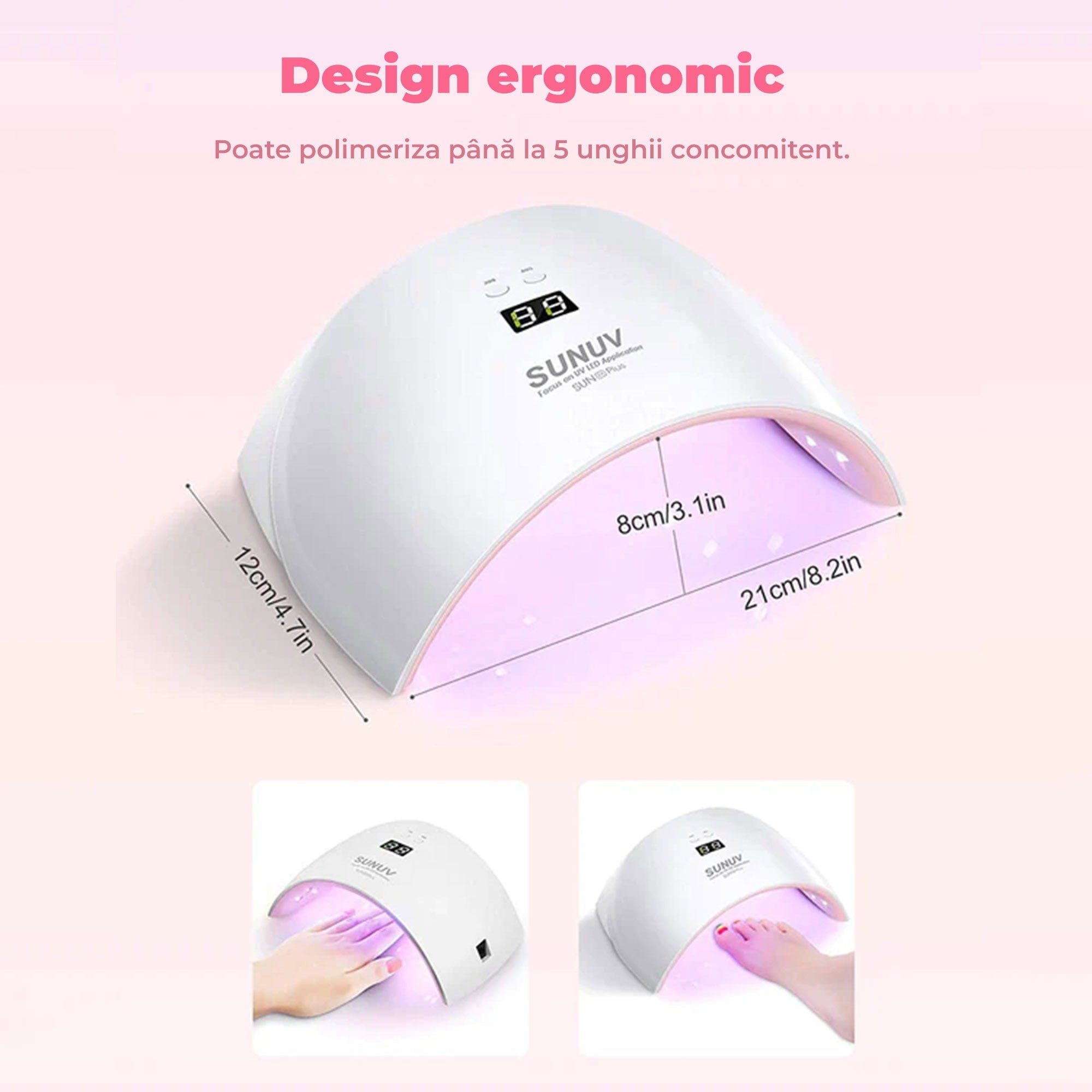 Lampă UV LED SUNUV SUN 9X Plus