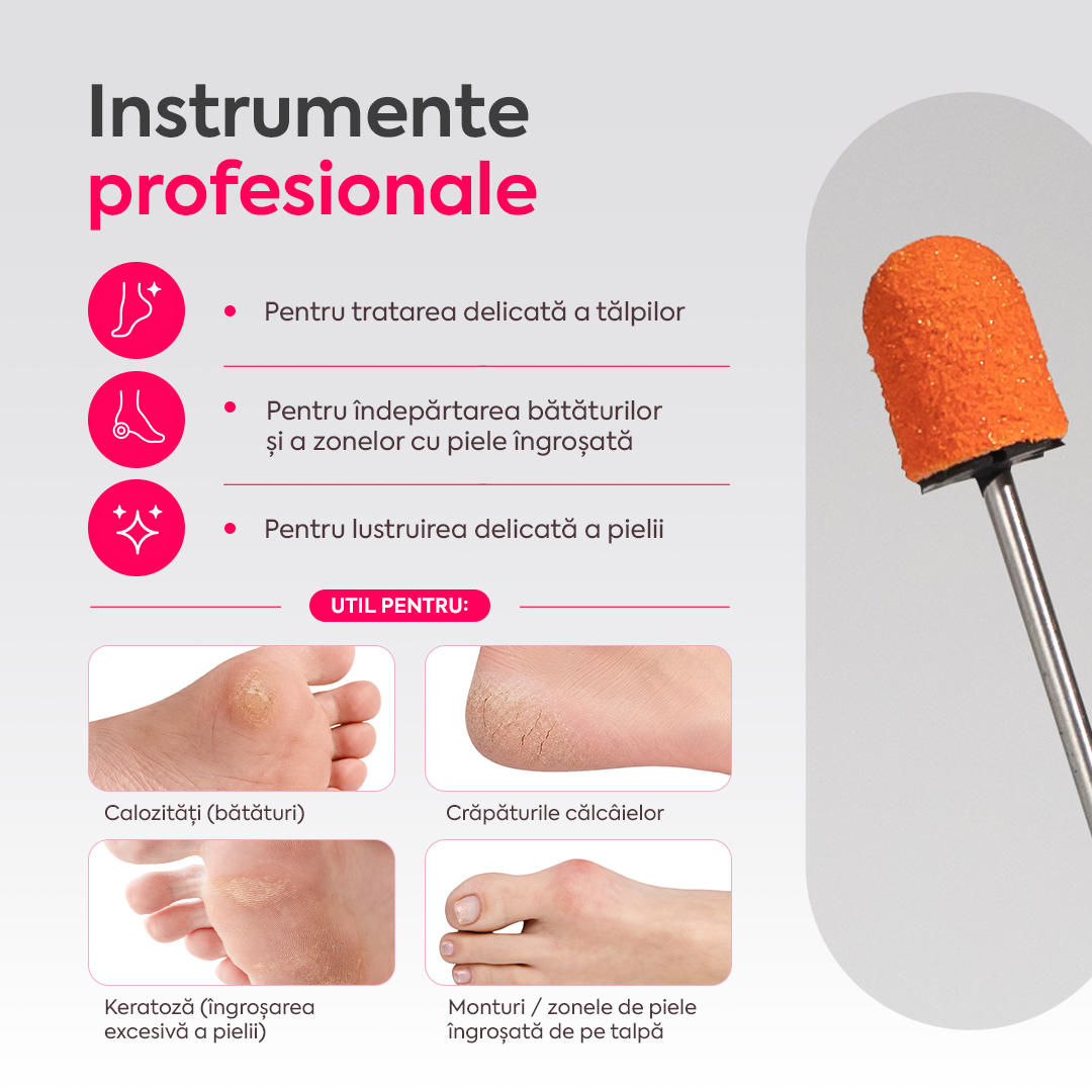 Capison Lukas SK PODO 7mm, mediu 150 grit, Set 10 buc