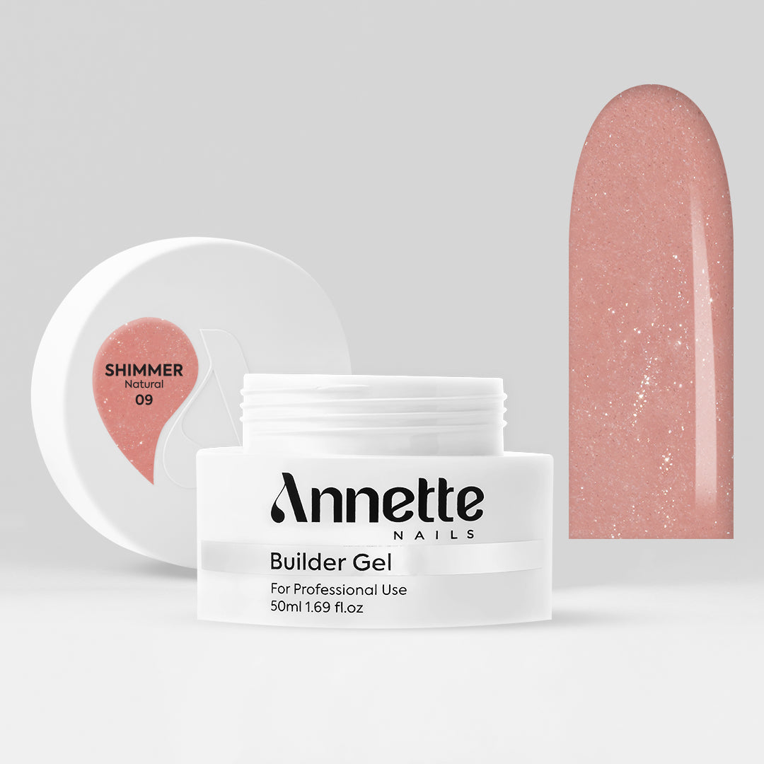 Gel Constructie Shimmer Natural - 50ml Annette Nails GBS-09-50