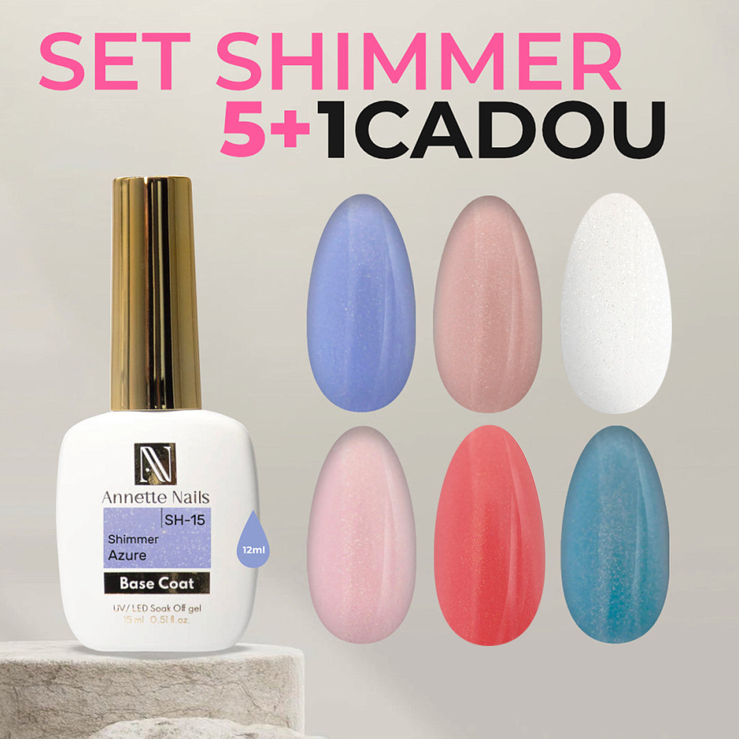 Set baze rubber Shimmer 5+1