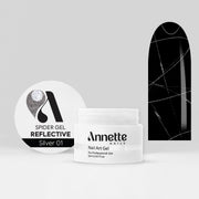 Spider Gel Reflective Silver 01 - 5 ml Annette Nails