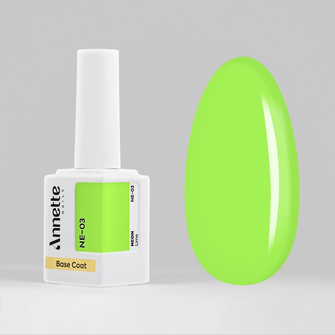 Baza Rubber Neon Lime - 12ml Annette Nails NE-03