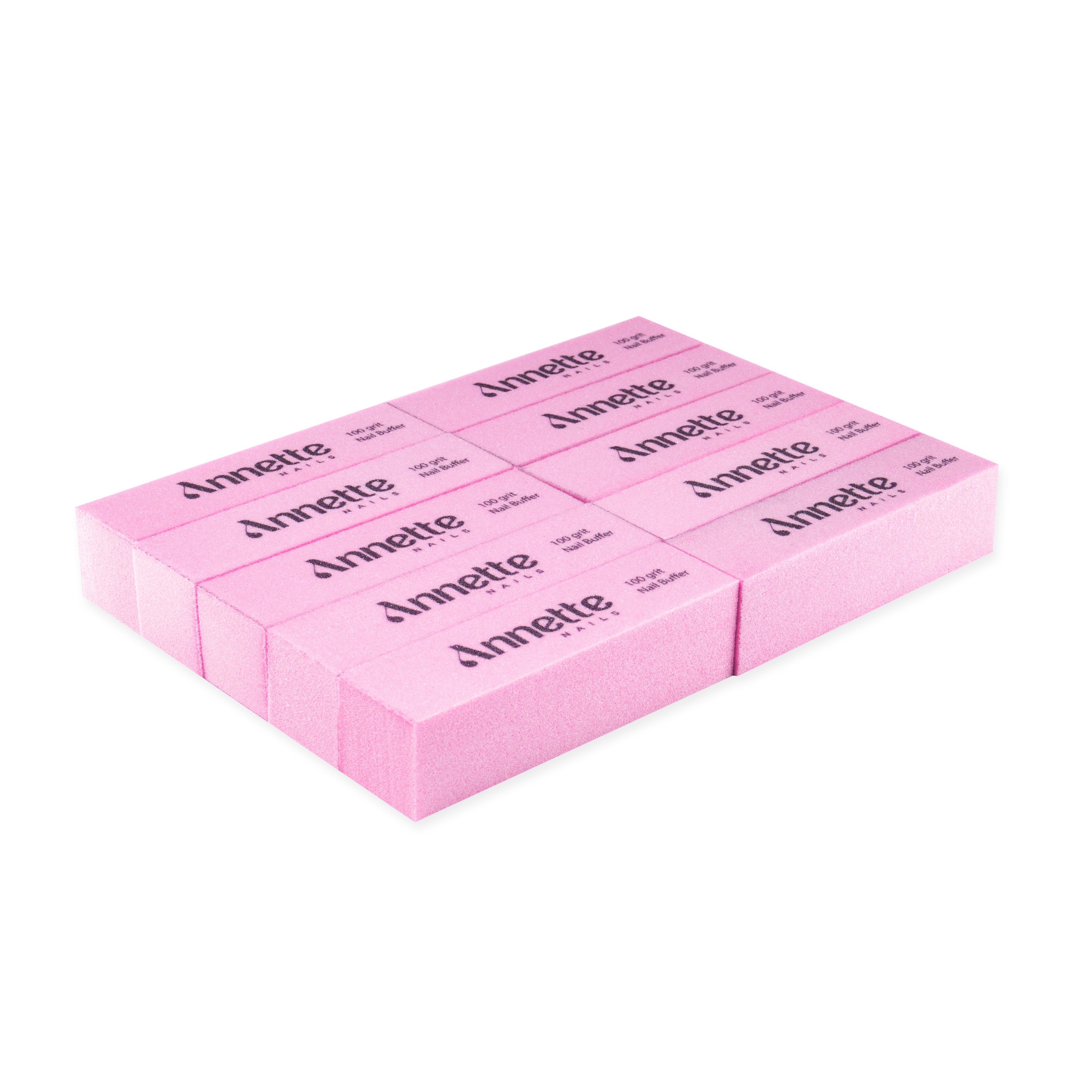 Set Buffer Unghii 10 buc 100 grit Roz Annette Nails PBF-01-100P-S10