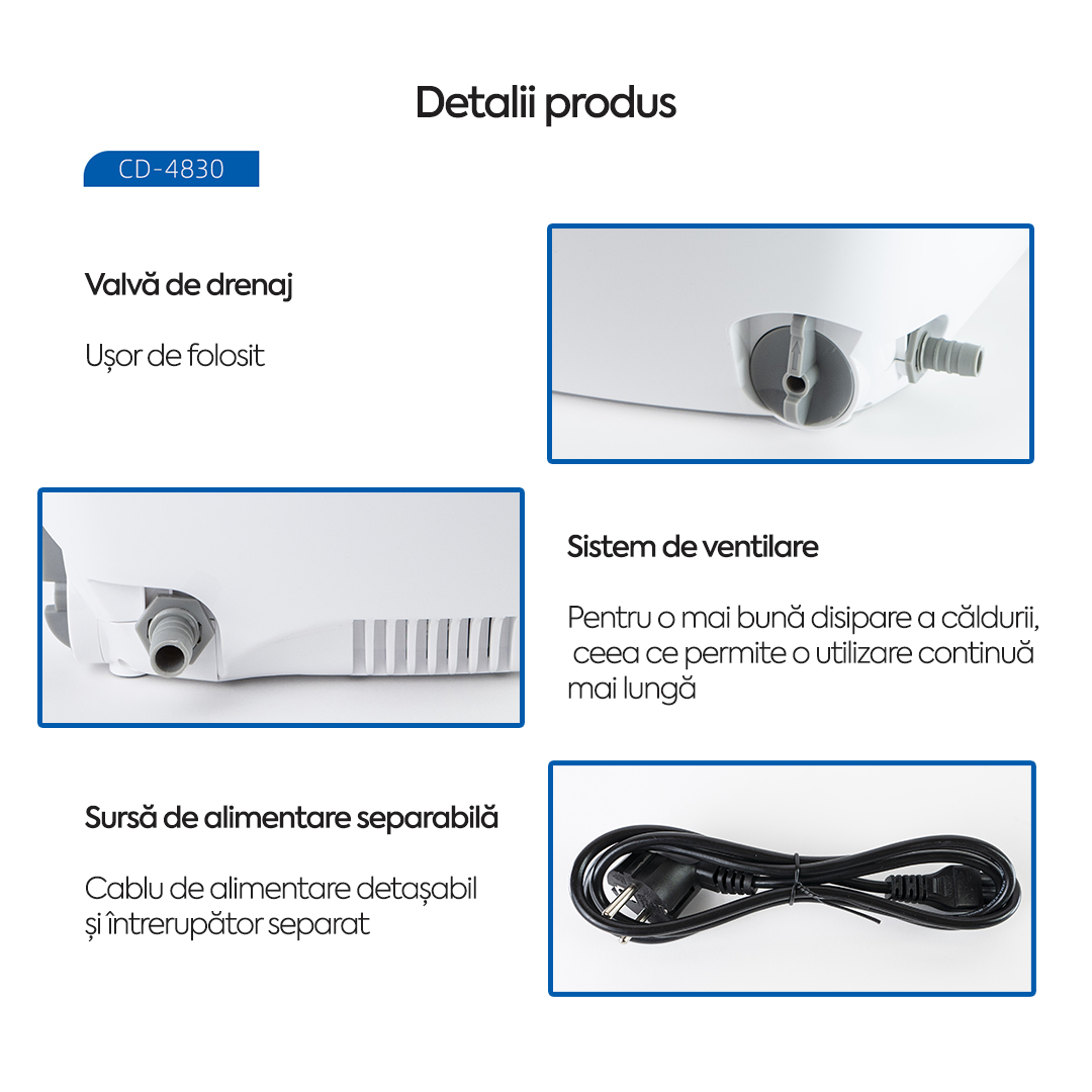 Aparat de curățare cu ultrasunete Codyson CD-4830
