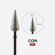 Capat Freza Diamantat Con 050/125 Rosu Annette Nails