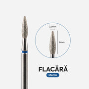 Capat Freza Diamantat Flacara 023/080 Albastru Annette Nails