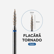 Capat Freza Diamantat Flacara Tornado 021T/100 Albastru Annette Nails