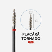 Capat Freza Diamantat Flacara Tornado 021T/100 Rosu Annette Nails