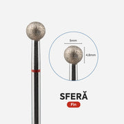 Capat Freza Diamantat Sfera 050/048 Rosu Annette Nails