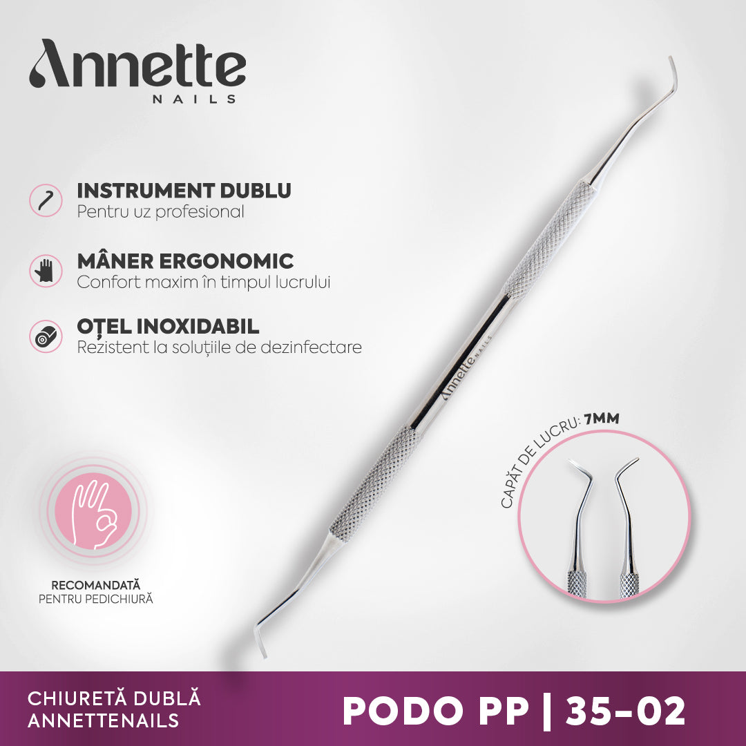 Chiureta Pedichiura Dubla Annette Nails PODO PP-35-02