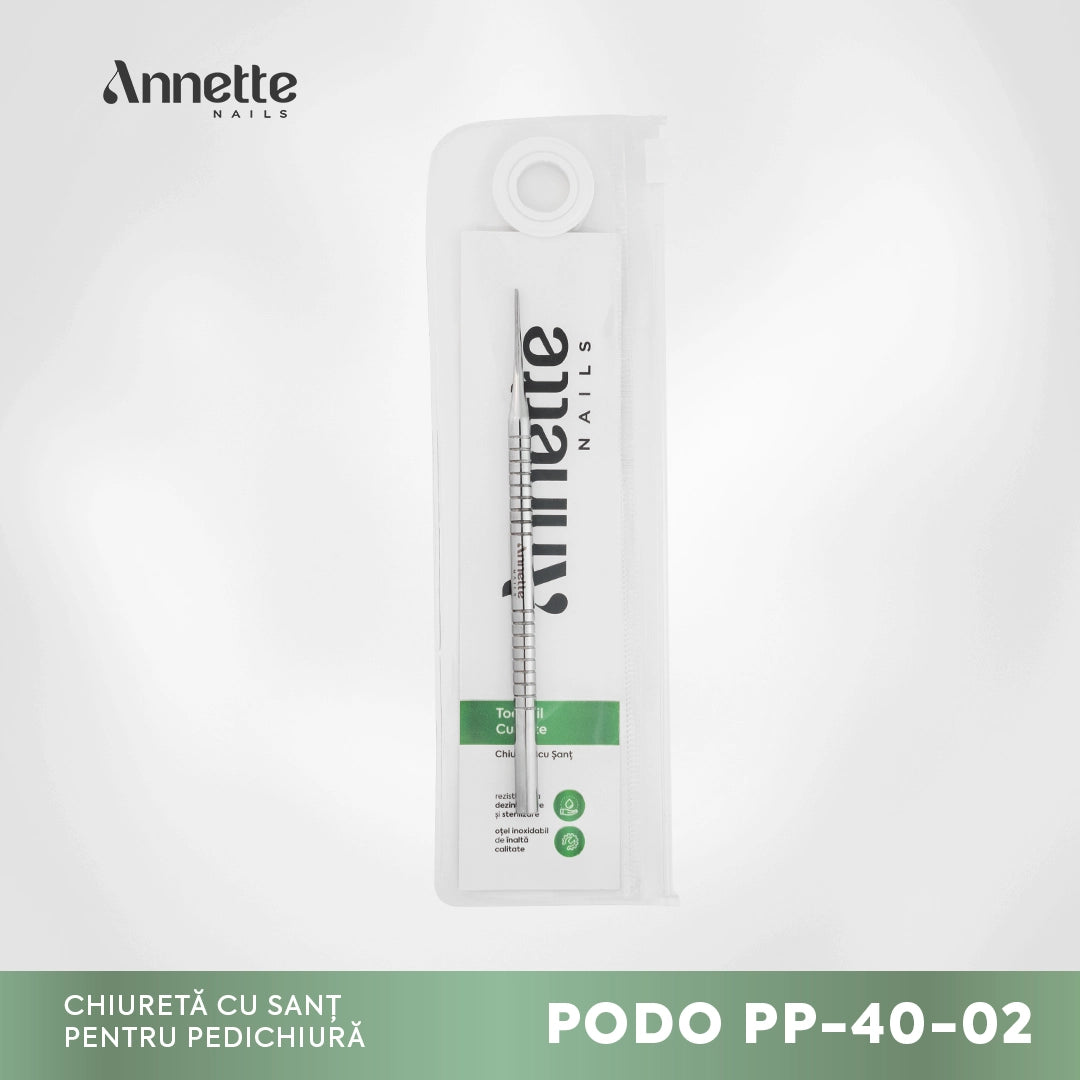 Chiureta Pedichiura cu Sant pentru Bataturi Annette Nails PODO PP-40-02