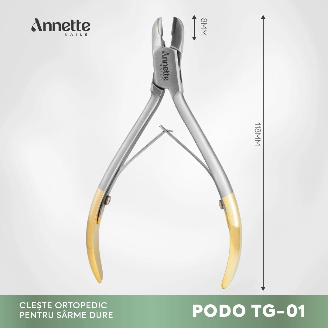 Clește ortopedic pentru sârme dure Tungsten AnnetteNails AN PODO TG-01