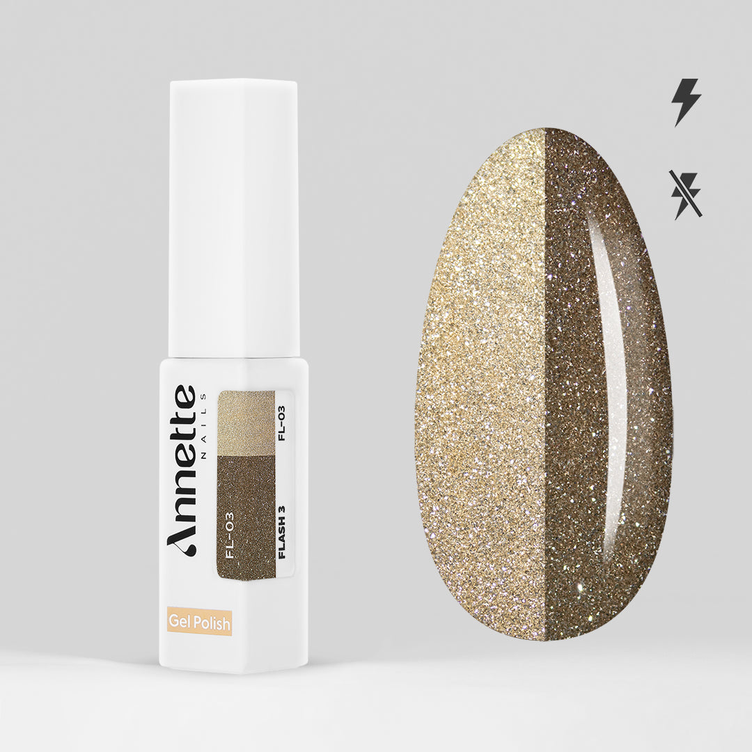 Oja Semipermanenta Flash 3 FL-03 - 8ml Annette Nails