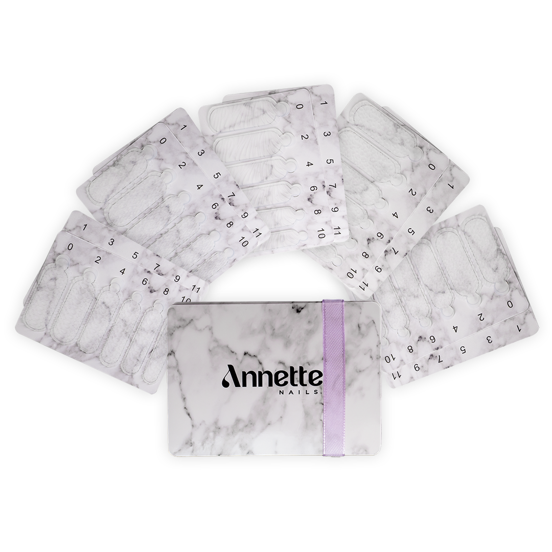 Forme Silicon 3D pentru Unghii Annette Nails - Set 5 modele, SNF-01, 60 buc