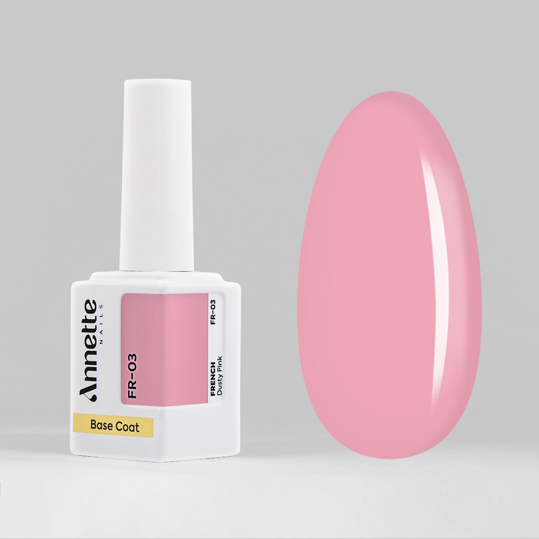 Baza Rubber French Dusty Pink - 12ml Annette Nails FR-03