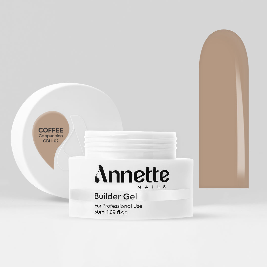 Gel Constructie Half Clear Coffee 2 Cappuccino - 50ml Annette Nails GBH-02-50
