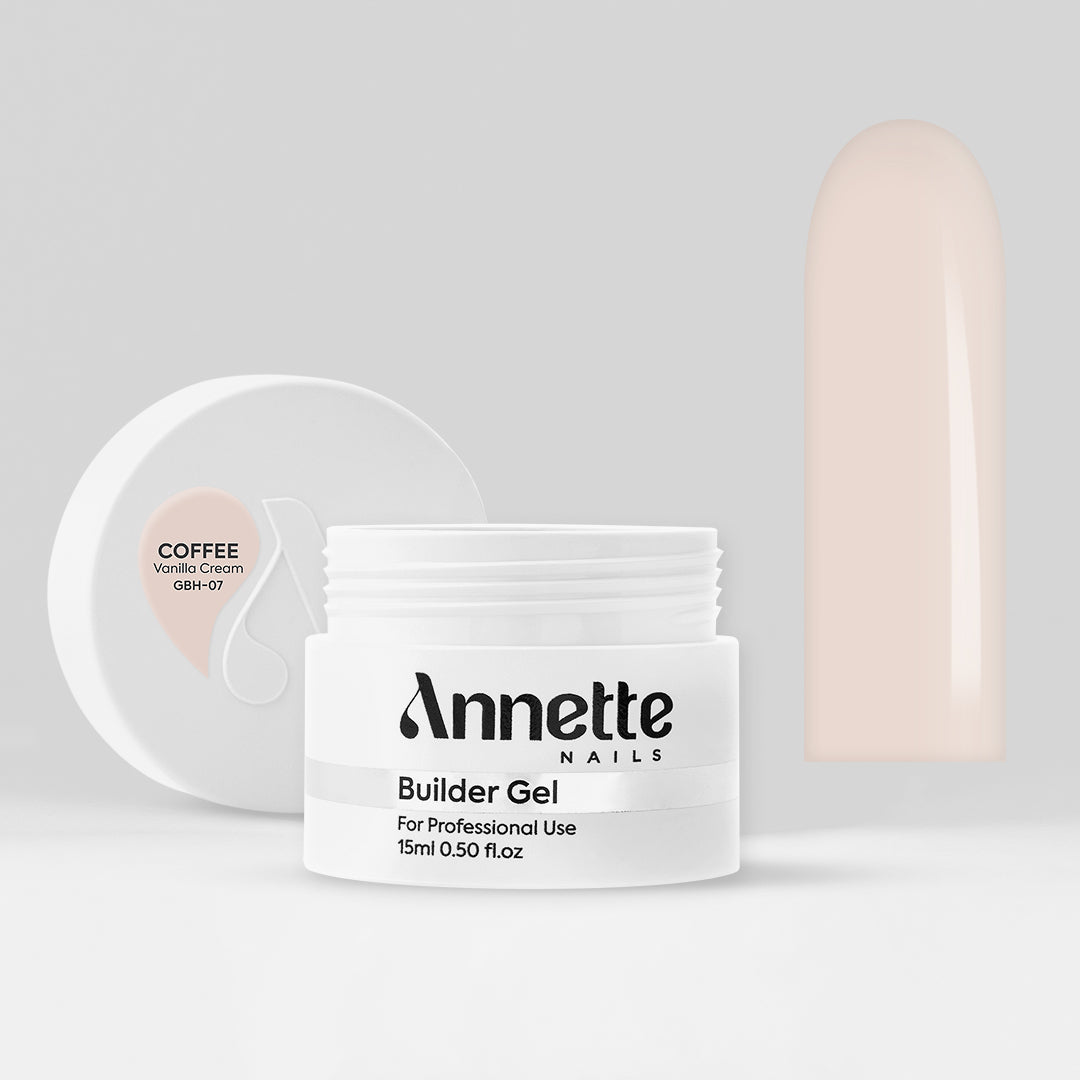 Gel Constructie Half Clear Coffee 7 Vanilla Cream - 15ml Annette Nails GBH-07-15