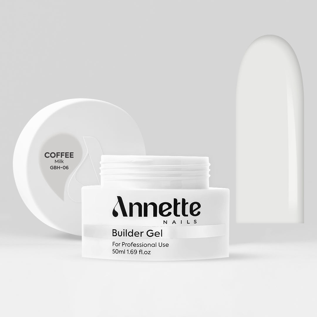 Gel Constructie Half Clear Coffee 6 Milk - 50ml Annette Nails GBH-06-50