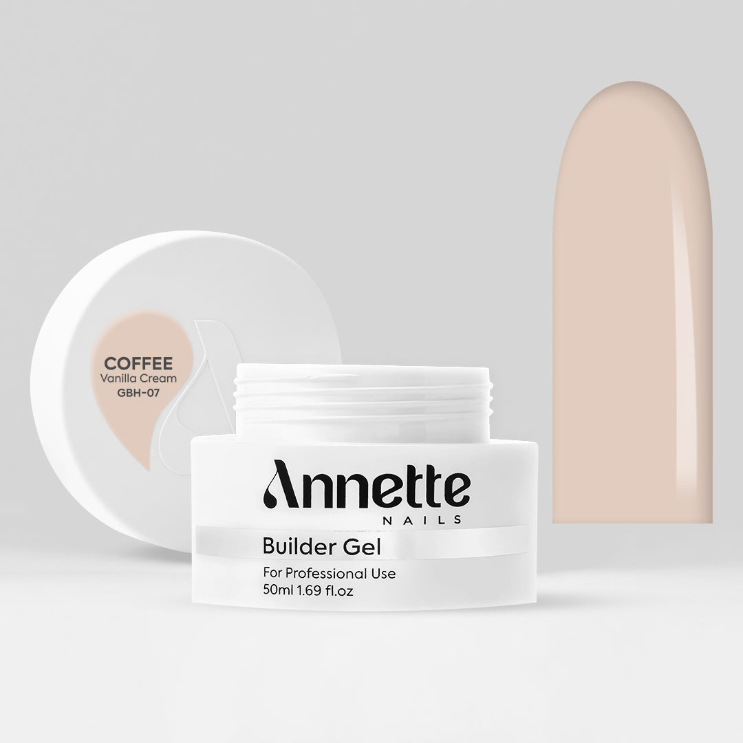Gel Constructie Half Clear Coffee 7 Vanilla Creme - 50ml Annette Nails GBH-07-50