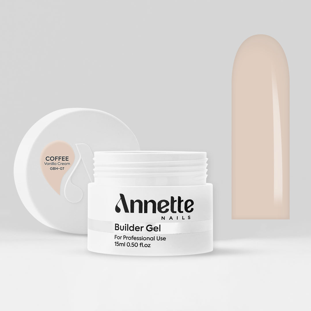 Gel Constructie Half Clear Coffee 7 Vanilla Cream - 15ml Annette Nails GBH-07-15