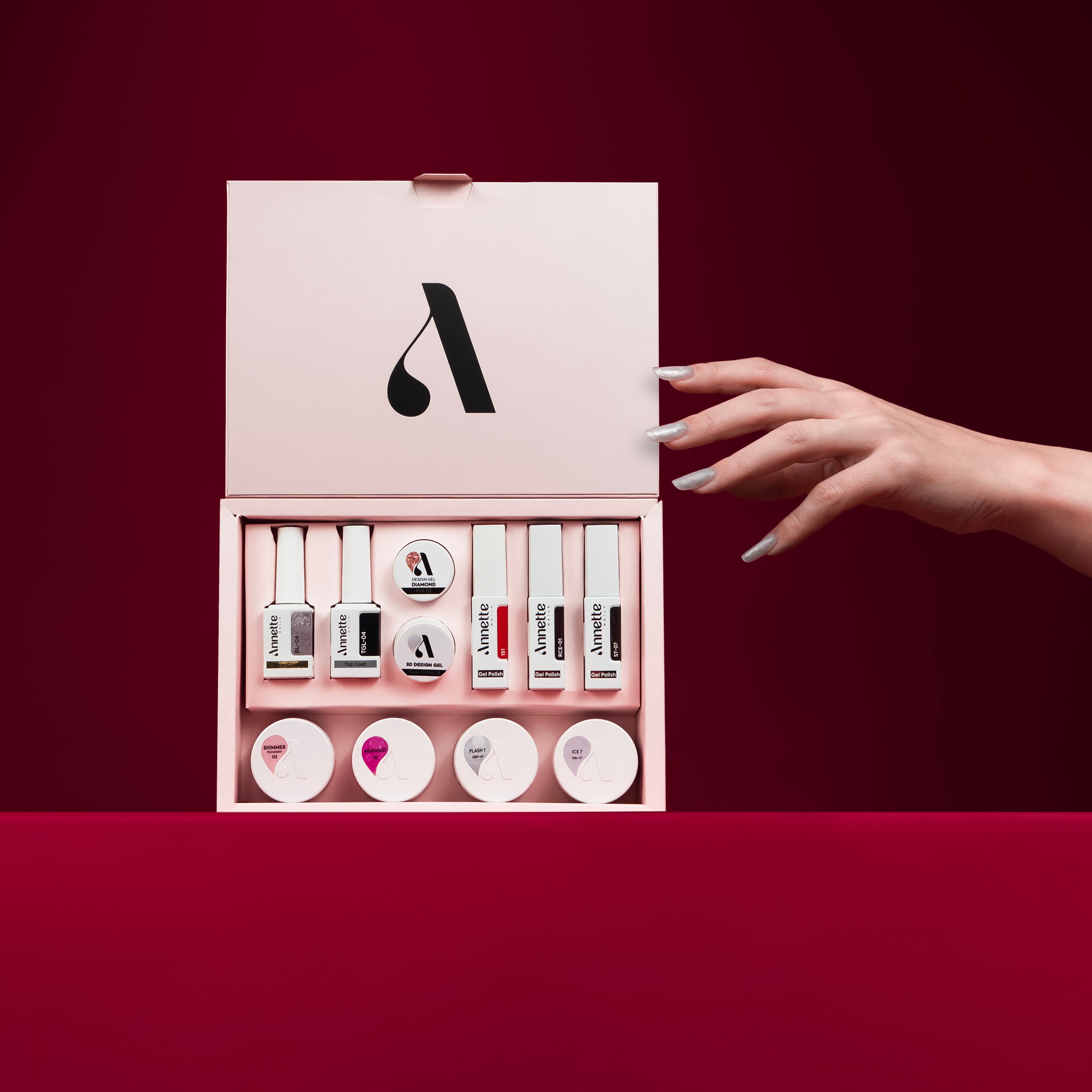 Set Cadou Manichiura Glow Annette Nails KB-02G