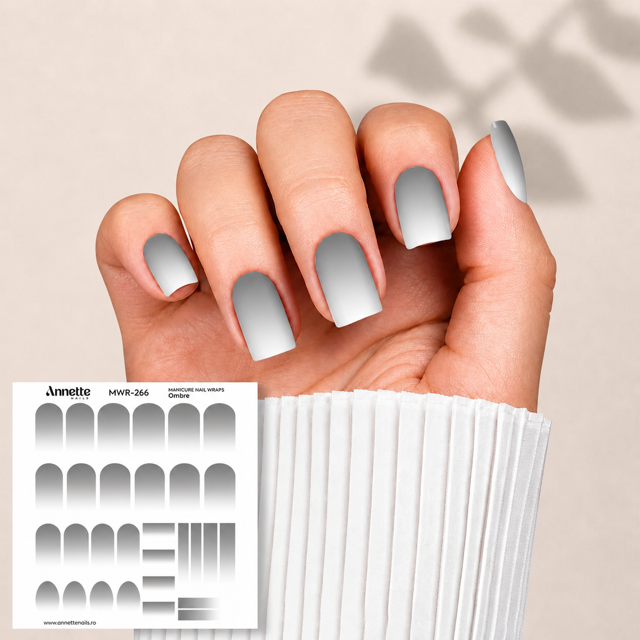 Nail Wraps Manichiura Ombre 266 Annette Nails MWR-266