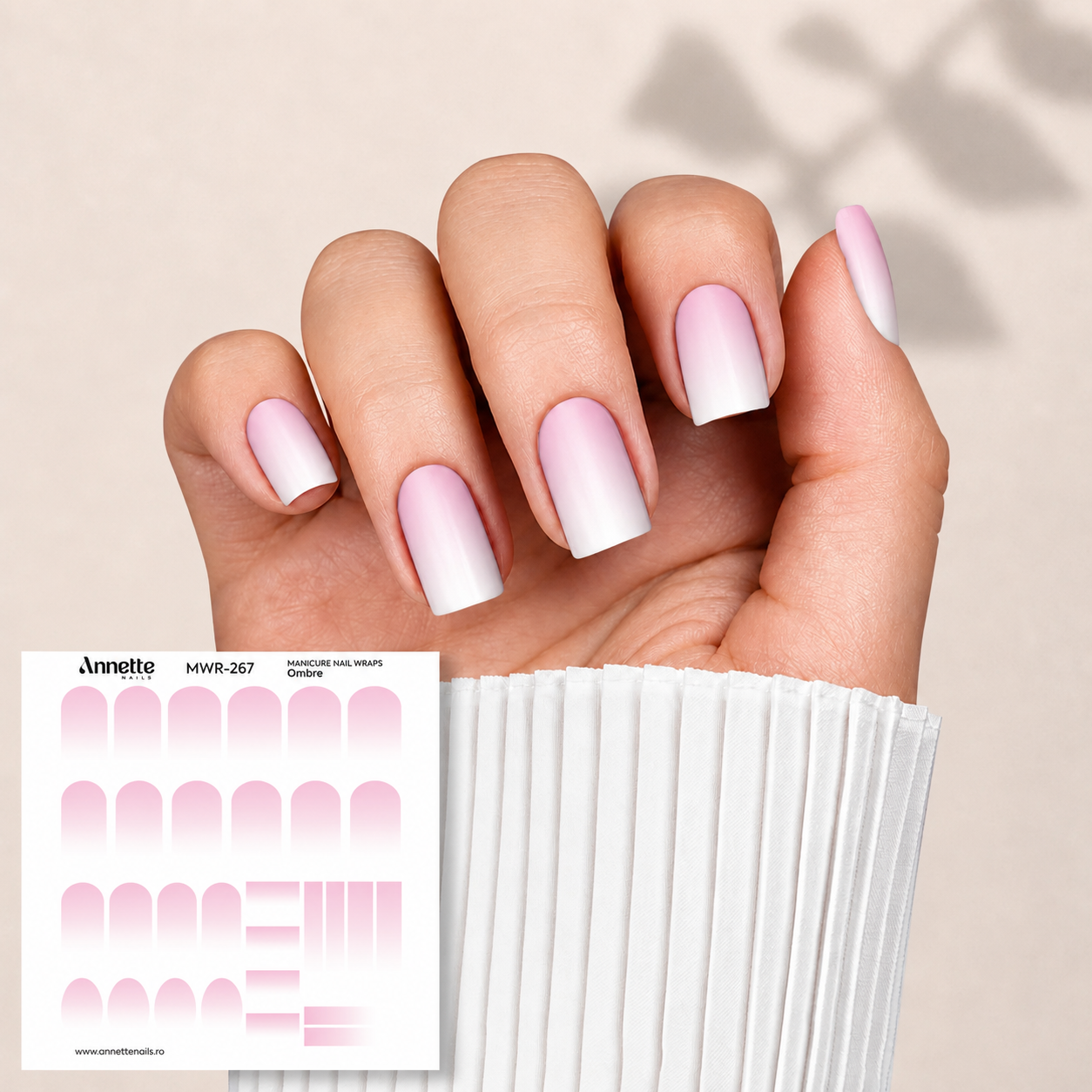 Nail Wraps Manichiura Ombre 267 Annette Nails MWR-267