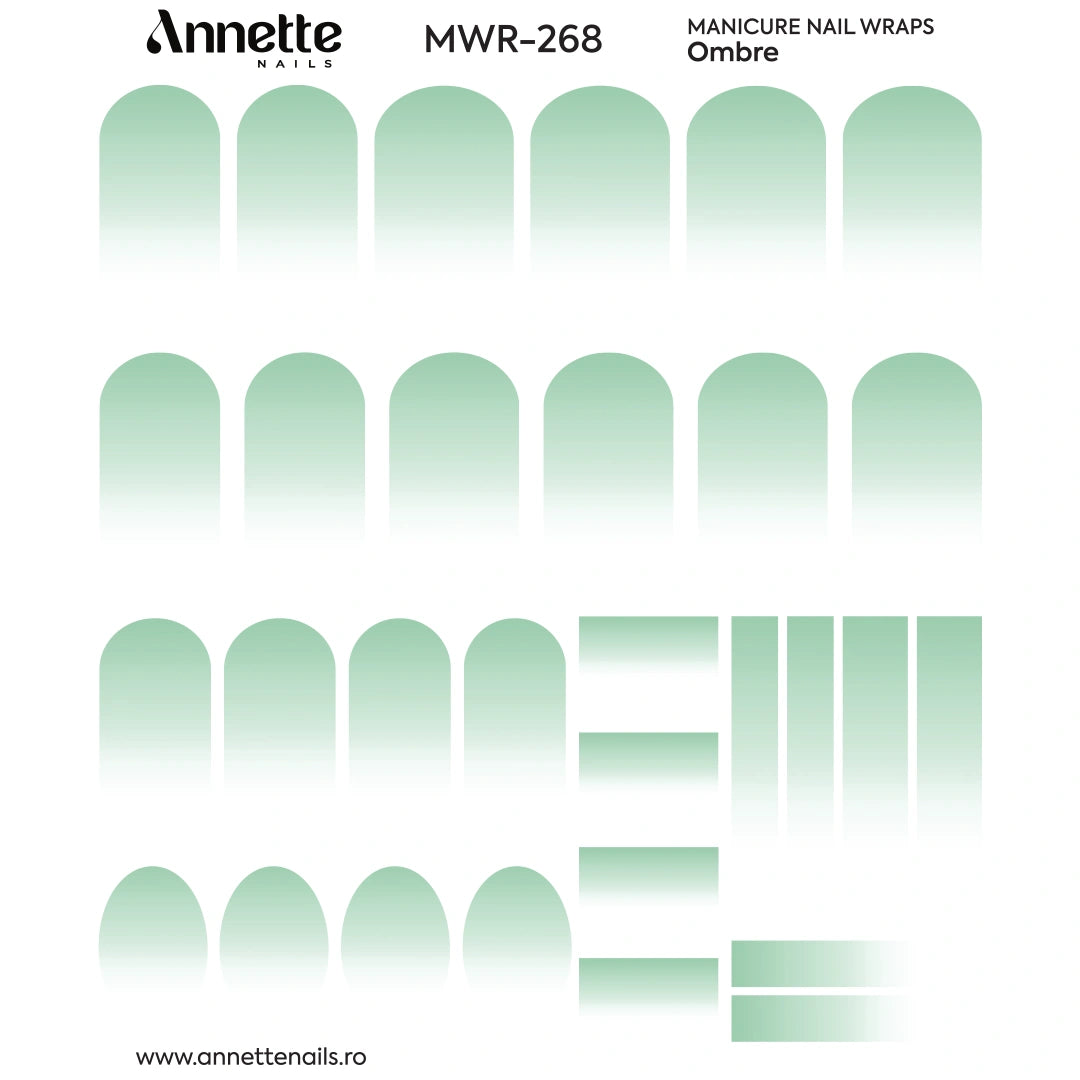 Nail Wraps Manichiura Ombre 268 Annette Nails MWR-268