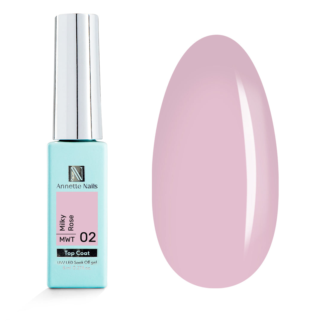 Top Coat Milky Rose MWT-02 - 8ml Annette Nails
