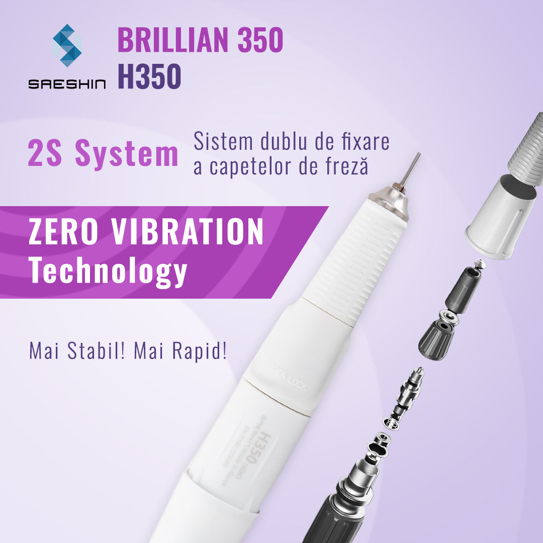 Freza Saeshin Brillian B350 + Mandrină H350