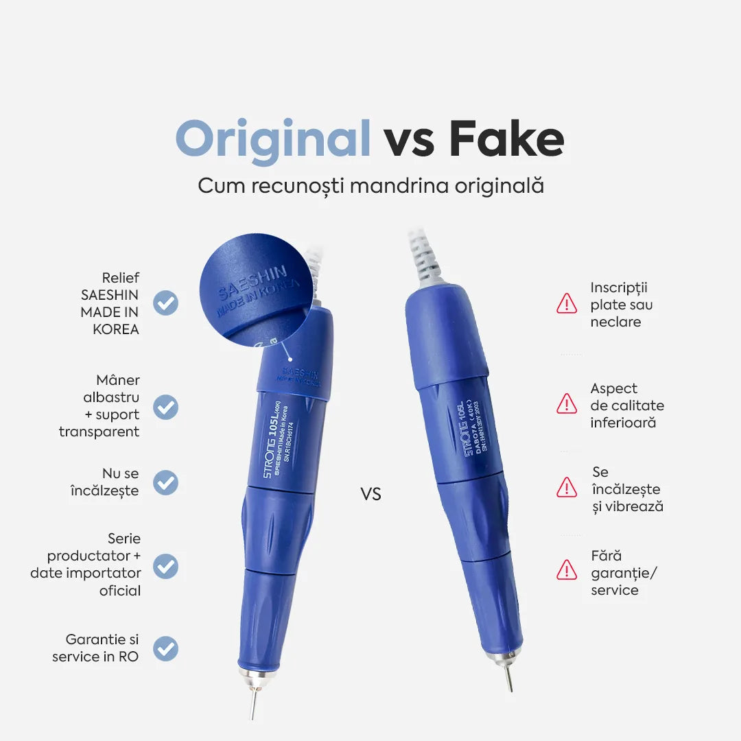 Original vs Fake - cum recunosti mandrina Saeshin originala