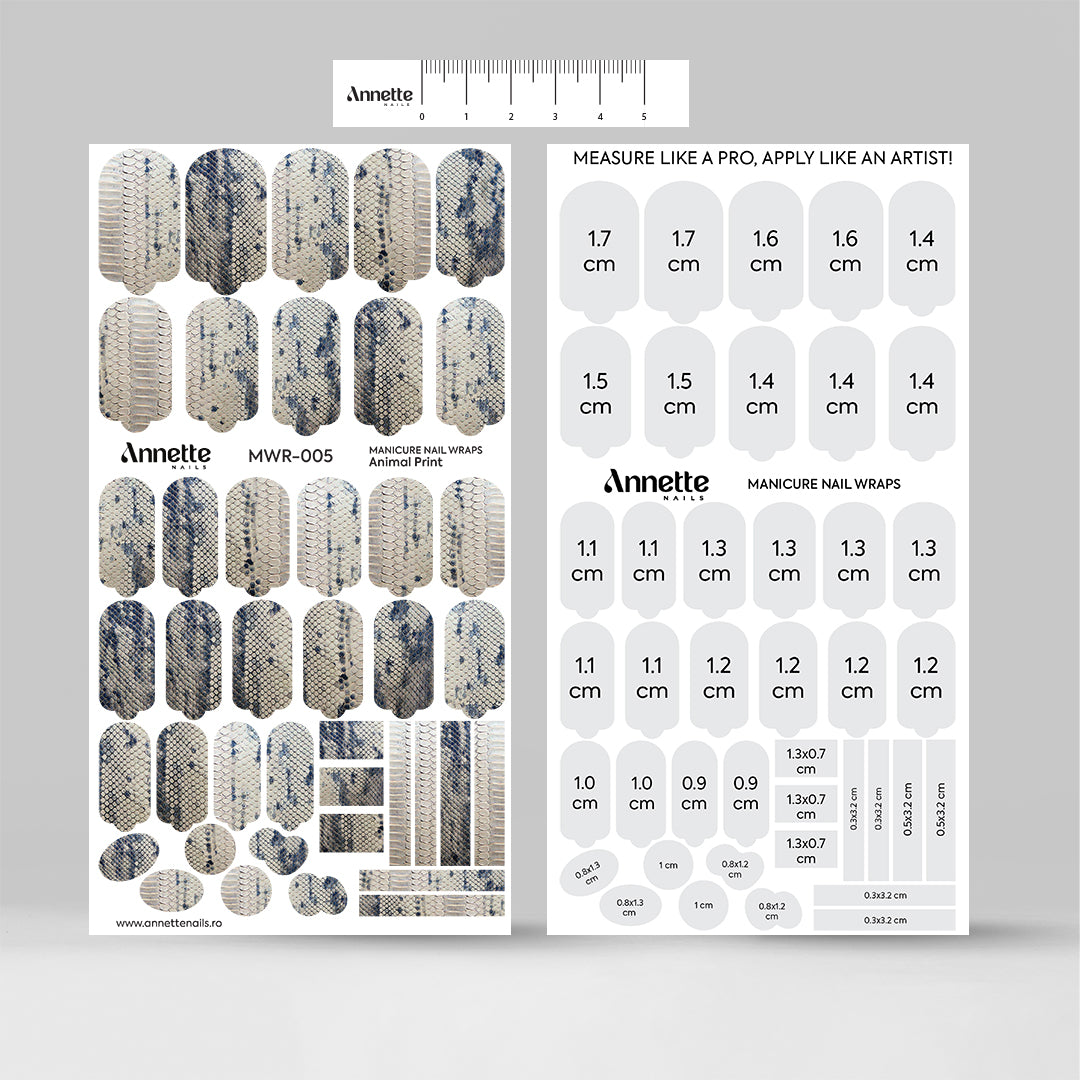 Nail Wraps Manichiura Animal Print 5 Annette Nails MWR-005