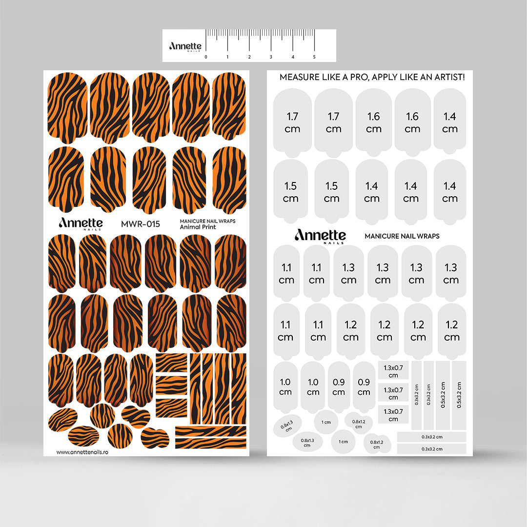 Nail Wraps Manichiura Animal Print 15 Annette Nails MWR-015
