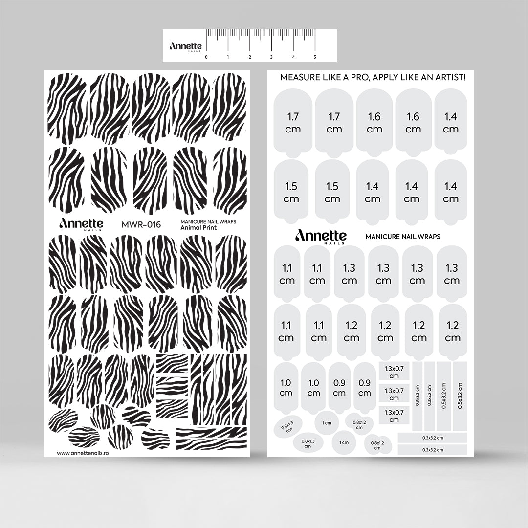 Nail Wraps Manichiura Animal Print 16 Annette Nails MWR-016