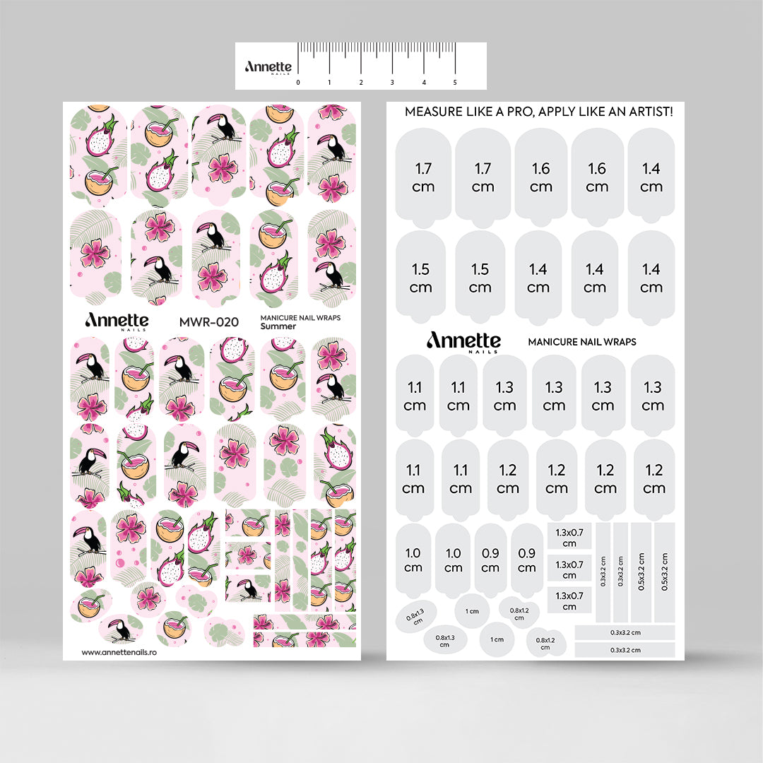 Nail Wraps Manichiura Summer 20 Annette Nails MWR-020