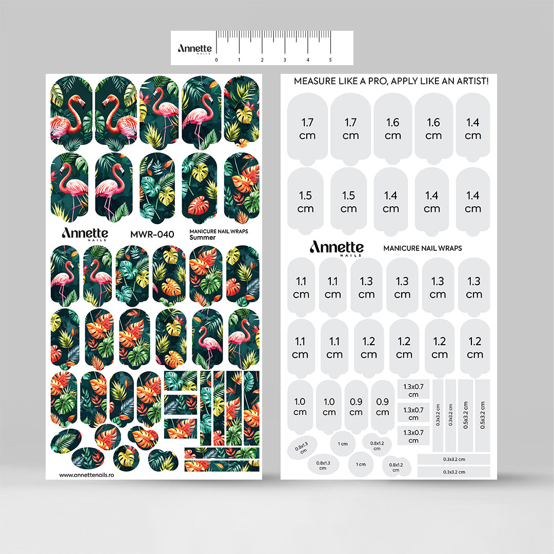 Nail Wraps Manichiura Summer 40 Annette Nails MWR-040