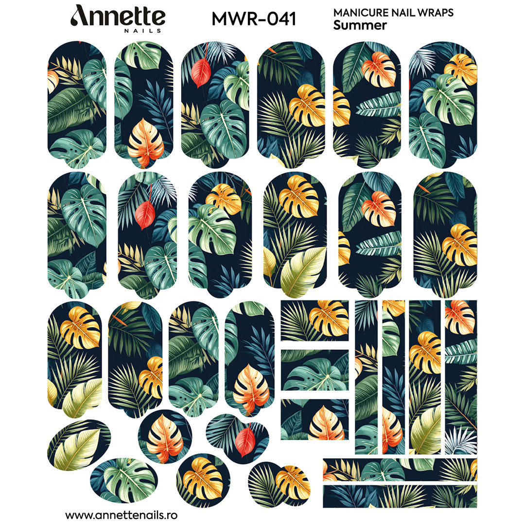 Nail Wraps Manichiura Summer 41 Annette Nails MWR-041