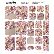 Nail Wraps Pedichiura Summer 34 Annette Nails PWR-034