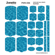Nail Wraps Pedichiura Summer 36 Annette Nails PWR-036
