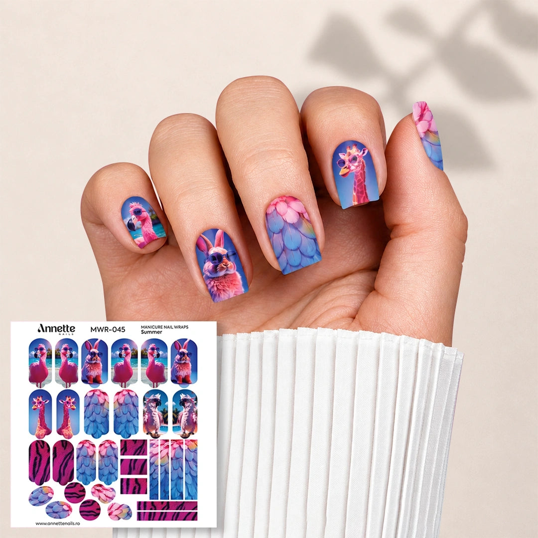 Nail Wraps Manichiura Summer 45 Annette Nails MWR-045