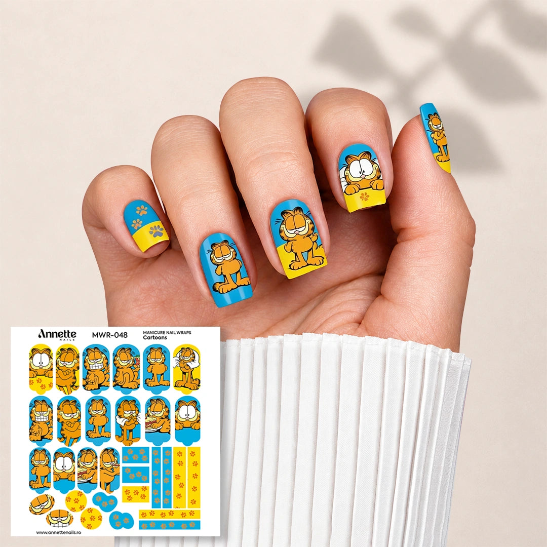 Nail Wraps Manichiura Cartoons 48 Annette Nails MWR-048