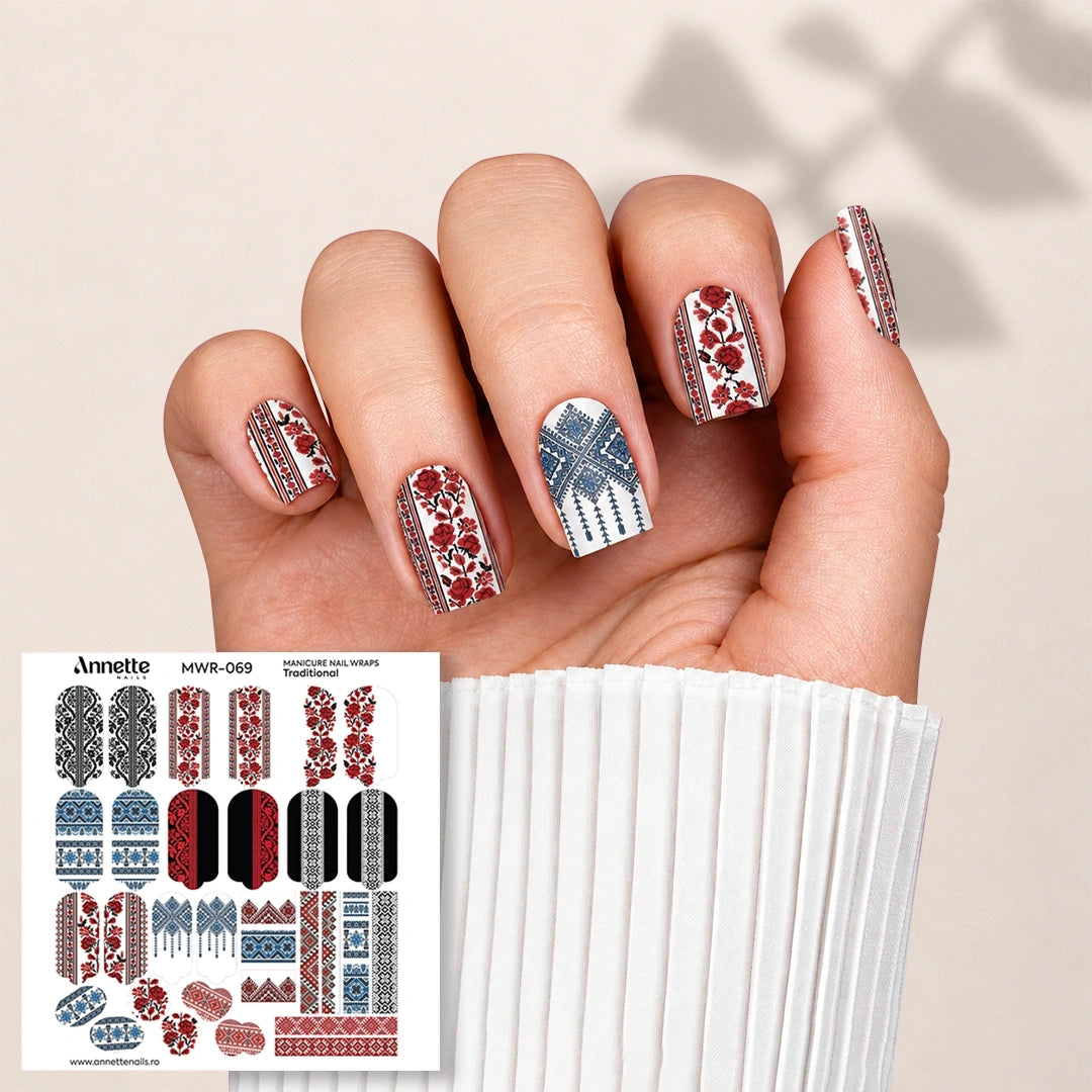 Nail Wraps Manichiura Traditional 69 Annette Nails MWR-069
