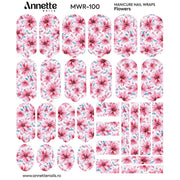 Nail Wraps Manichiura Flowers 100 Annette Nails MWR-100