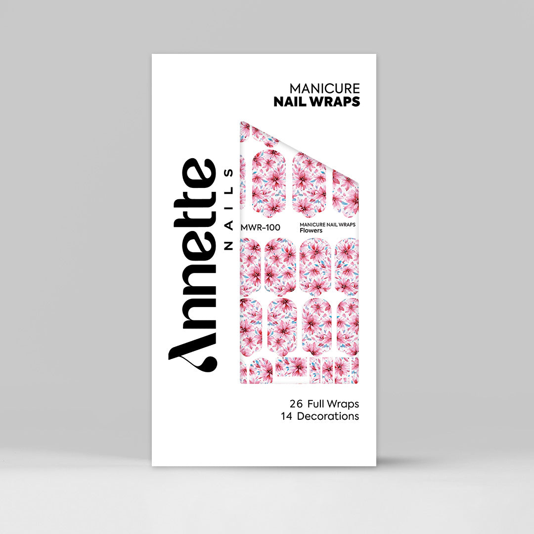 Nail Wraps Manichiura Flowers 100 Annette Nails MWR-100