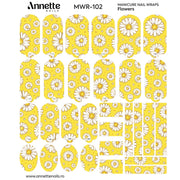 Nail Wraps Manichiura Flowers 102 Annette Nails MWR-102