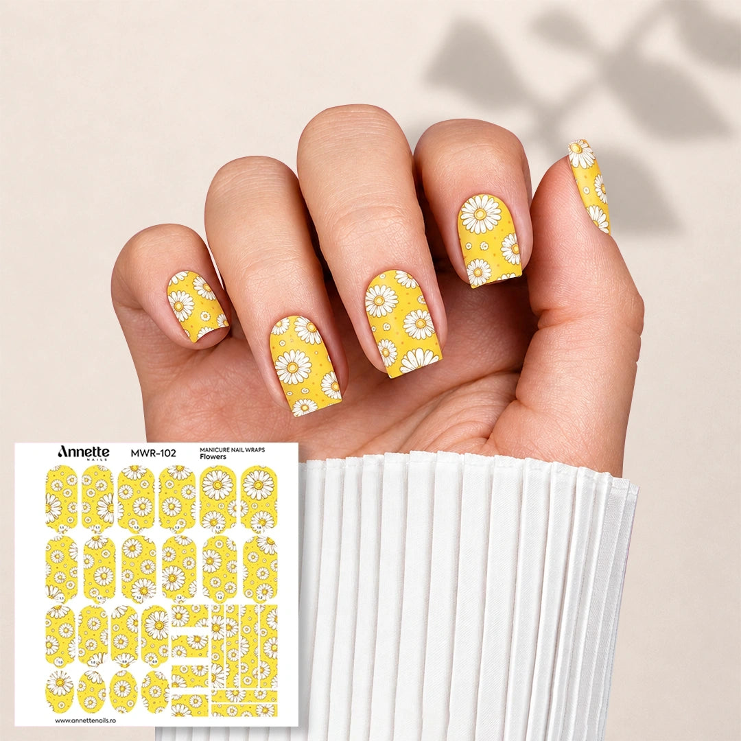 Nail Wraps Manichiura Flowers 102 Annette Nails MWR-102