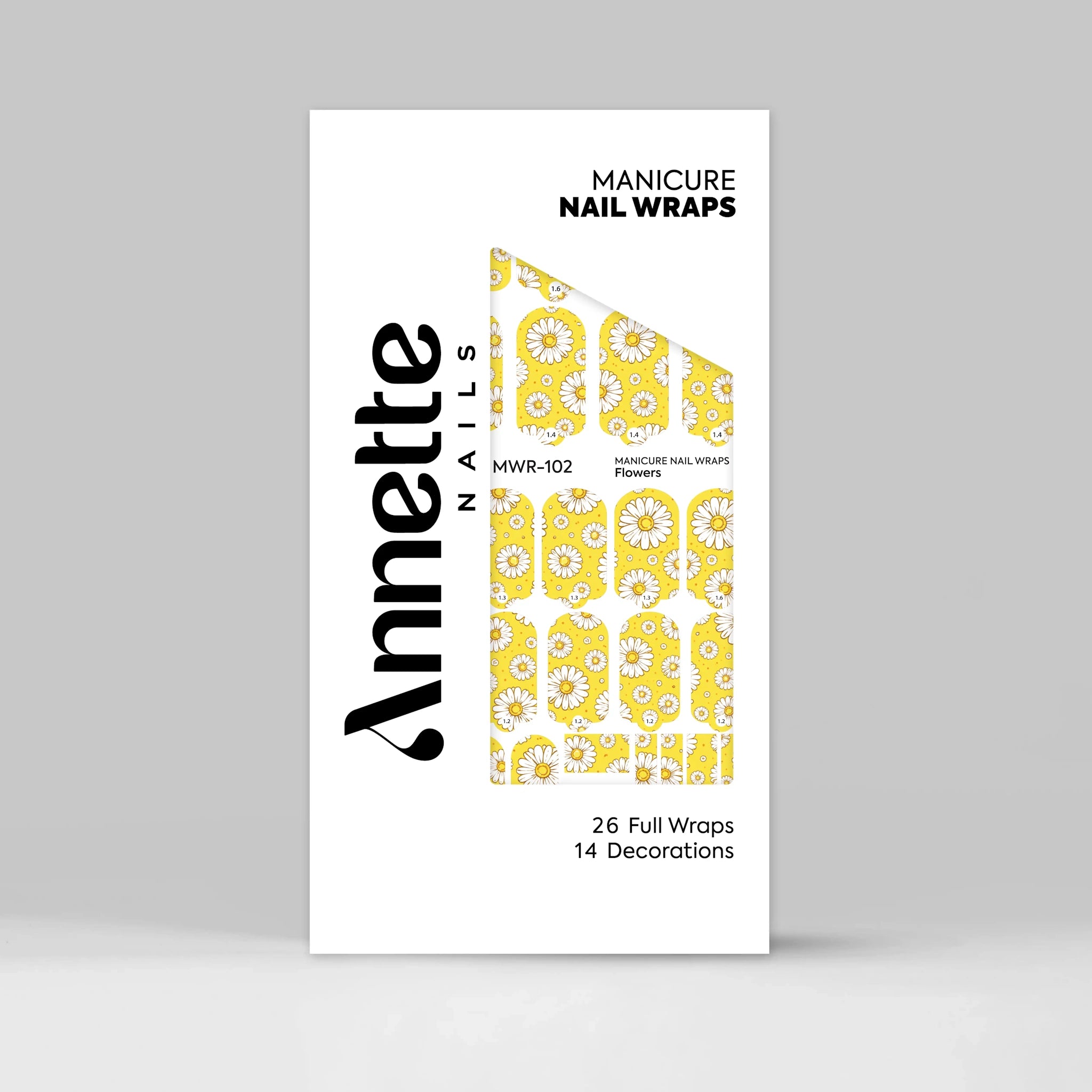 Nail Wraps Manichiura Flowers 102 Annette Nails MWR-102