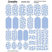 Nail Wraps Manichiura Flowers 103 Annette Nails MWR-103